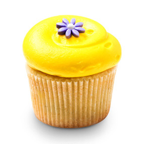 Sunshine Vanilla Cupcake